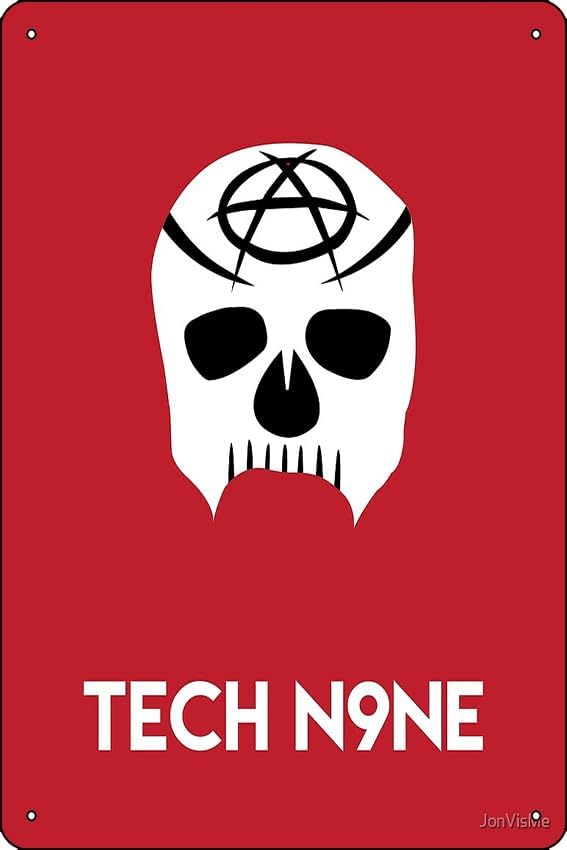 Office Tech For Men - Tech N9ne Worldy Angel Poster Metal