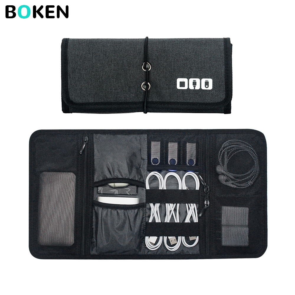 Office Tech Bag - Tech Organizer Bag Cable Storage Case