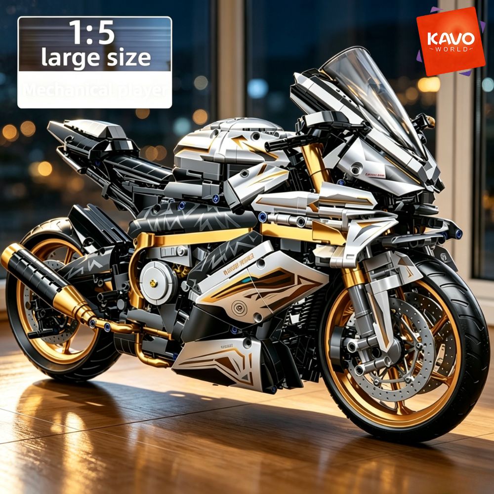 Office Tech For Men - KAVOWORLD 1:5 Large Scale Sport Motorcycle