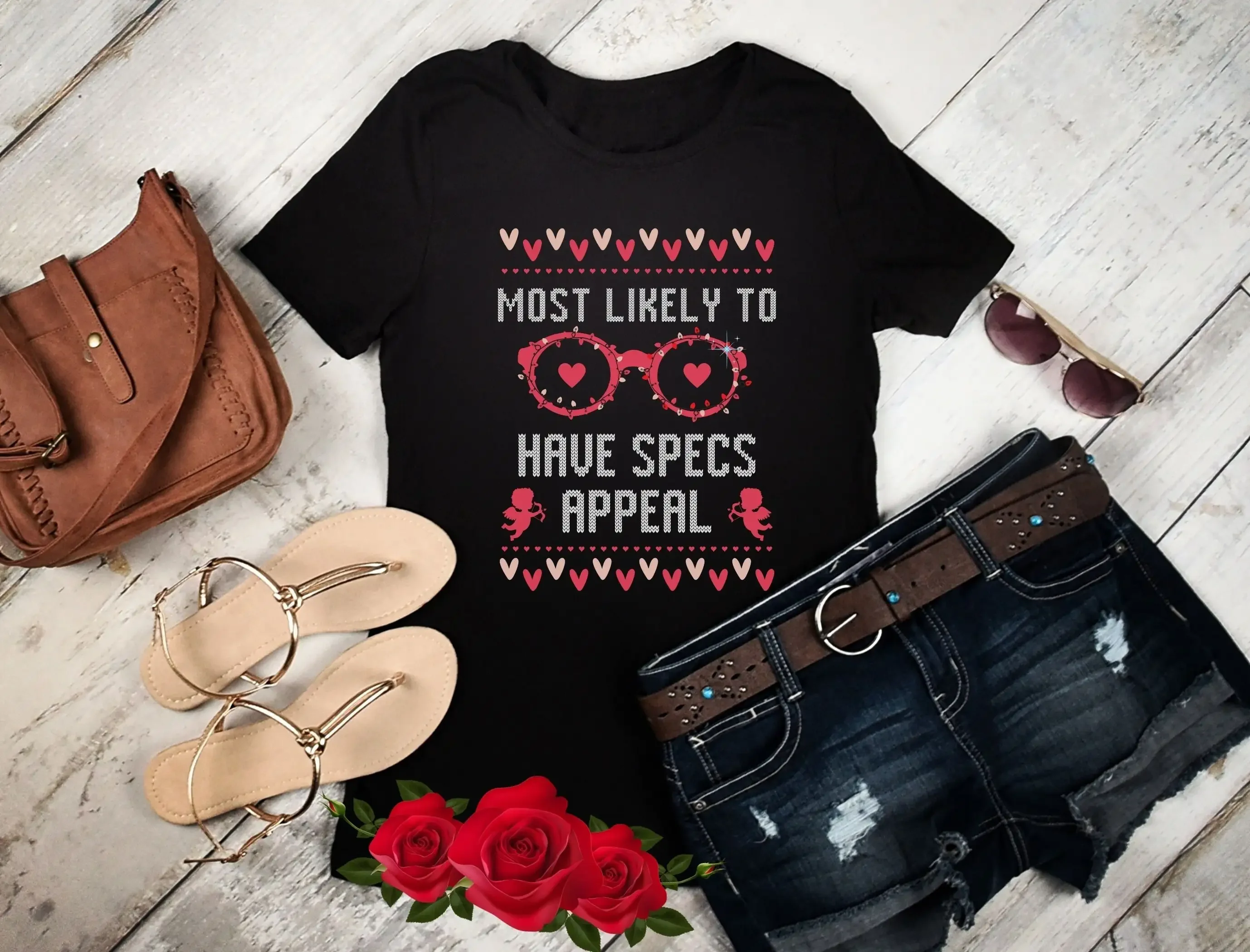Office Tech For Men - Matching Optometry Valentines Day T Shirt