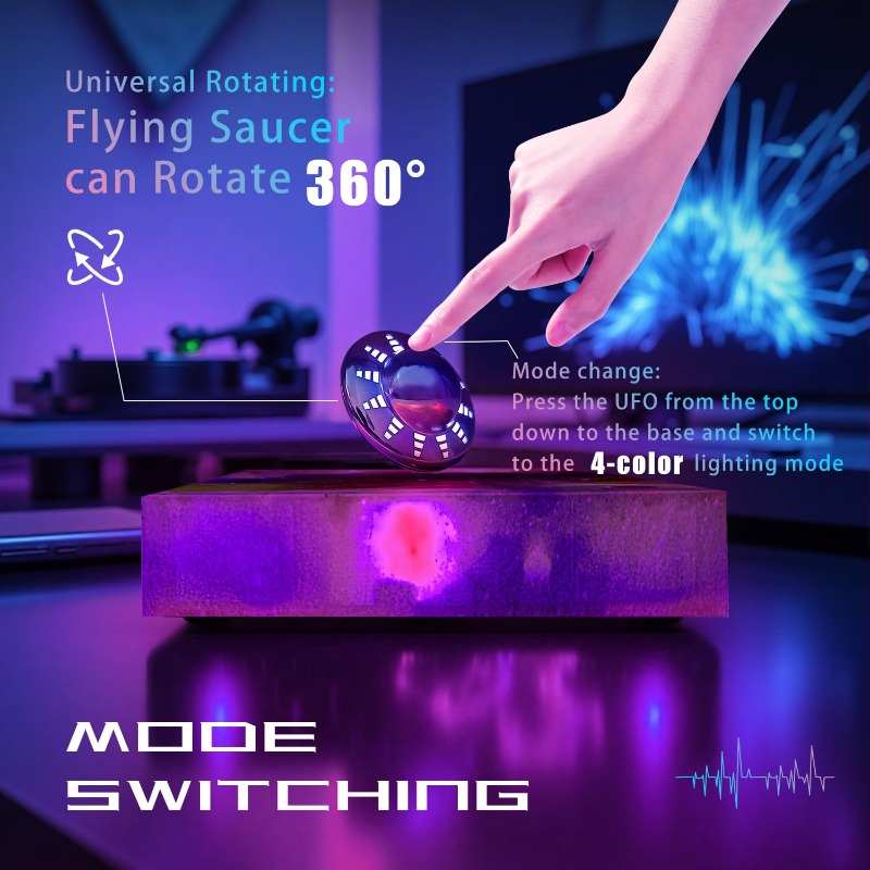Levitating UFO Lamp Floating 3 - Office Tech Setup review and price