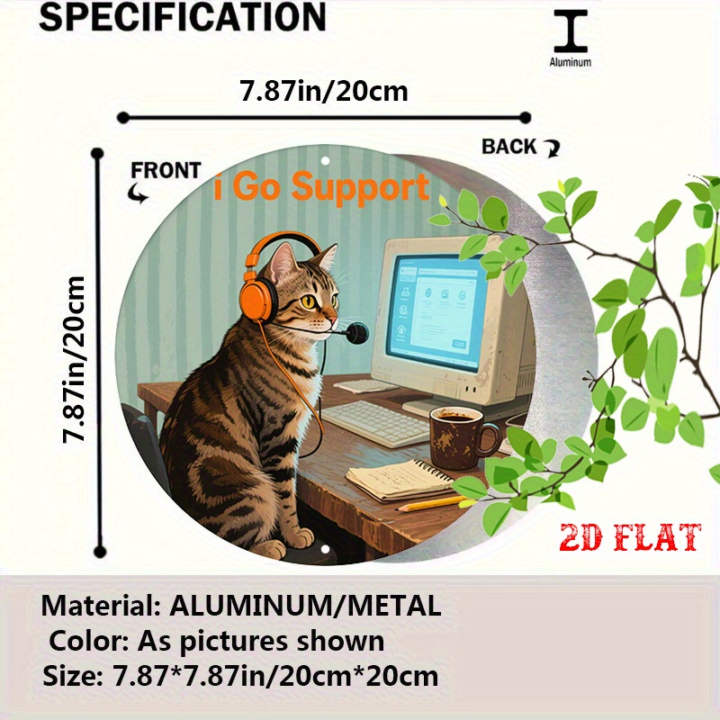 CIFBUY 2D Flat Funny Tech Supp - Office Tech review and price