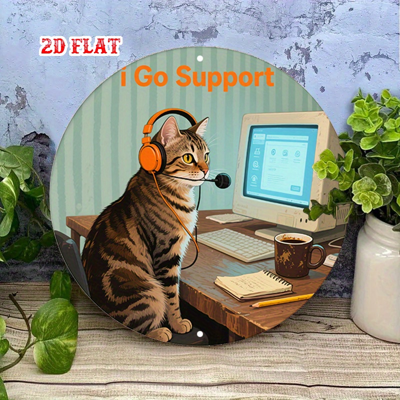 CIFBUY 2D Flat Funny Tech Supp - Office Tech review and price