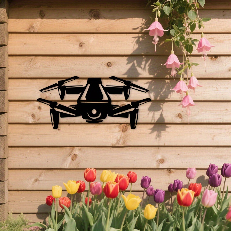 2D Flat Drone Silhouette Metal - Office Tech For Men review and price