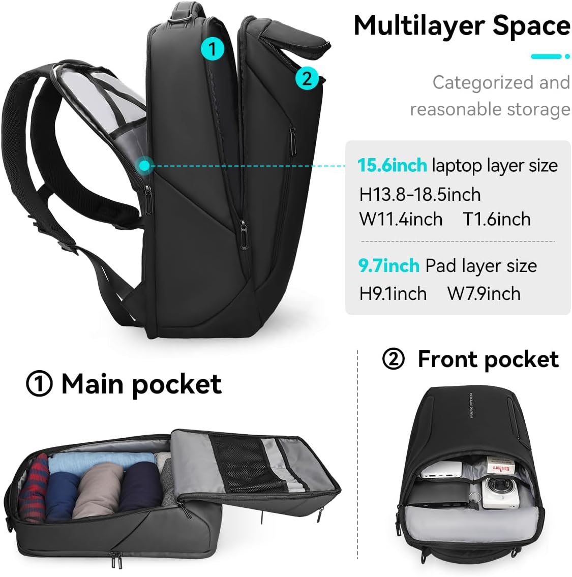 Business Backpack for Men, 17. - Office Tech For Men review and price