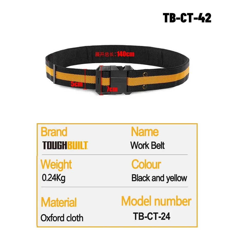 ToughBuilt TB-CT-42 Work Belt  - Office Tech Bag review and price