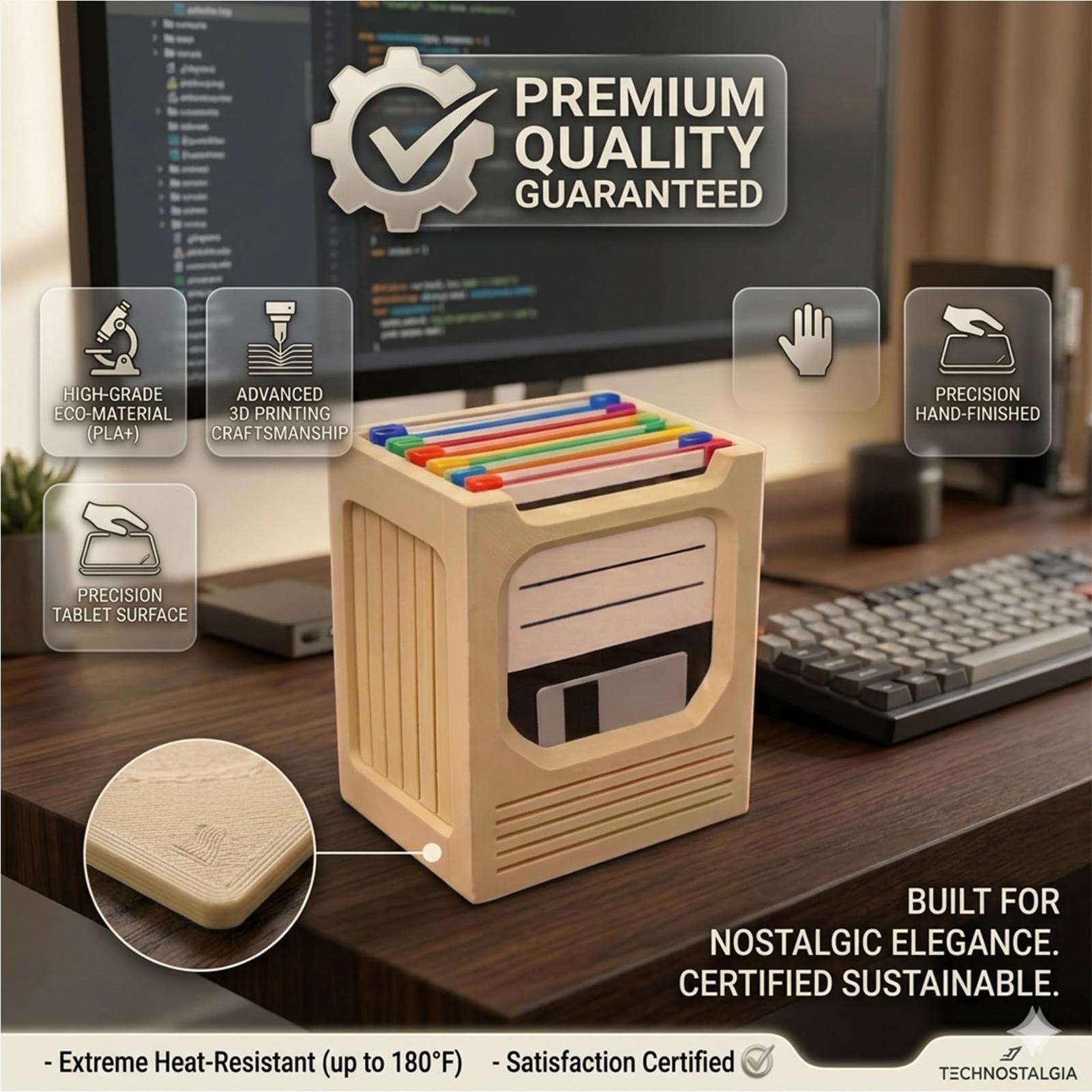 Retro Tech Coaster Holder Set  - Office Tech review and price