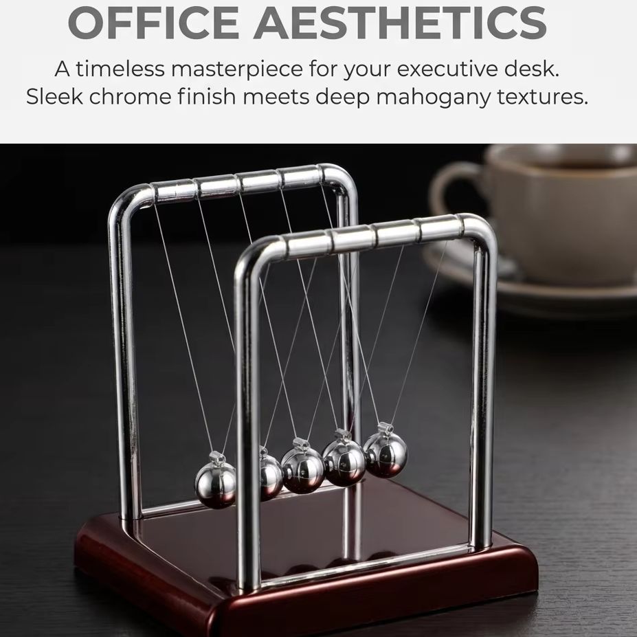Newton Cradle Balance Pendulum - Office Technology review and price