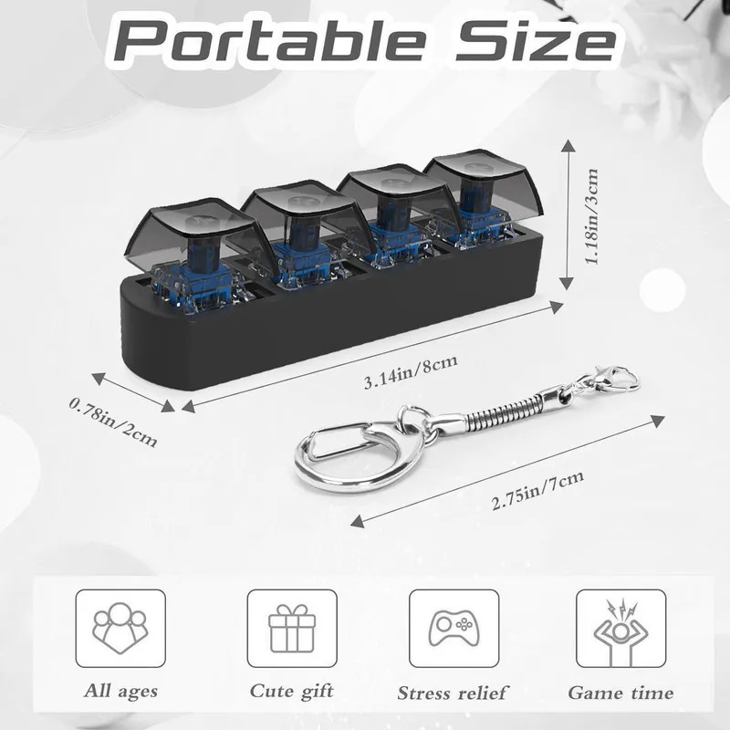 4Keys Finger Button Anti-stres - Office Tech review and price